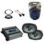 Compatible with GMC Canyon Crew Cab 2015-2018 Premium Speaker Replacement Package C69 & Harmony HA-A400.4