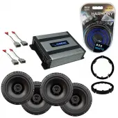 Compatible with Honda Accord 2018-2019 Factory Speaker Upgrade Package Harmony Bundle R65 & HA-A400.4