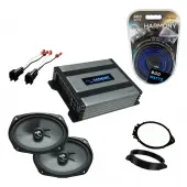 Compatible with GMC Sierra 2500HD 3500HD Regular Cab 14-18 Premium Speaker Upgrade C69 & Harmony HA-A400.4