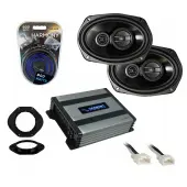 Compatible with Ford F-250 F-350 F-450 2017-2018 Factory Speaker Replacement Package R69 Harmony HA-A400.4