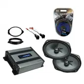 Compatible with GMC Canyon Ext Cab 2015-2018 Premium Speaker Replacement Package C69 & Harmony HA-A400.4