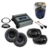 Compatible with GMC Sierra 2500HD 3500HD Ext 2015-2019 Factory Speaker Replacement R69 R65 Harmony HA-A400.4