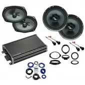 Compatible with Chevrolet Silverado 1500 Crew 14-18 Premium Speaker Replacement C69 C65 CXA360.4