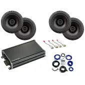 Compatible with Toyota C-HR 2018-2019 Factory Speaker Replacement Package Harmony R65 & CXA360.4