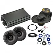 Compatible with GMC Sierra 1500 Ext Cab 2014-2018 Factory Speaker Replacement R69 R65 & CXA360.4