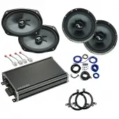 Compatible with Dodge Durango 2014-2019 Premium Speaker Replacement Package Harmony C65 C69 CXA360.4