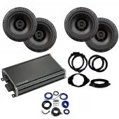 Compatible with Chevrolet Malibu 2016-2018 Factory Speaker Replacement Package Harmony R65 CXA360.4