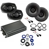 Compatible with Chevrolet Silverado 2500HD 3500HD Crew Cab 15-19 Factory Speaker R69 R65 CXA360.4