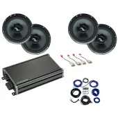 Compatible with Toyota C-HR 2018-2019 Premium Speaker Replacement Package Harmony C65 & CXA360.4