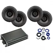 Compatible with Chevrolet Impala 2014-2018 Factory Speaker Replacement Package Harmony R65 CXA360.4