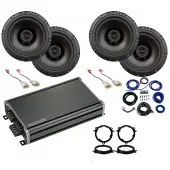 Compatible with Toyota RAV-4 2014-2018 Factory Speaker Replacement Package Harmony R65 CXA360.4