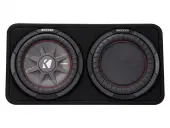 Kicker 43TCWRT102 10" CompR Series Sub 400W RMS 2 Ohm Thin Profile Loaded Subwoofer Enclosure