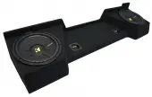 07-13 Chevy Silverado Ext Cab Truck Kicker CompC CWCS10 Dual 10" Sub Box Package