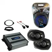 Compatible with GMC Canyon Crew Cab 2015-2018 Factory Speaker Replacement Package R69 & Harmony HA-A400.4