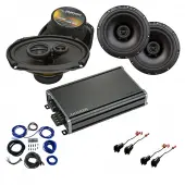 Compatible with GMC Sierra 1500 Crew Cab 2014-2018 Factory Speaker Replacement R69 R65 & CXA360.4