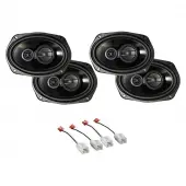 Jeep Cherokee 2014-2018 Factory Speaker Upgrade Package Harmony R69 Speakers New