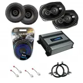 Compatible with Dodge Durango 2014-2019 Factory Speaker Replacement Package Harmony R65 R69 Harmony HA-A400.4
