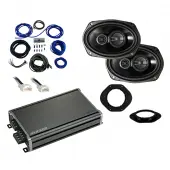 Compatible with Ford F-250 F-350 F-450 2017-2018 Factory Speaker Replacement Package R69 CXA360.4