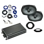 Compatible with Ford F-250 F-350 F-450 2017-2018 Premium Speaker Replacement Package C69 CXA360.4