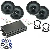 Compatible with Toyota RAV-4 2014-2018 Premium Speaker Replacement Package Harmony C65 CXA360.4