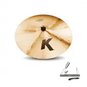 Zildjian K0965 20" K Custom Series Dark Ride Medium Thin Drumset Cast Bronze Cymbal with Low Pitch With ZKEY