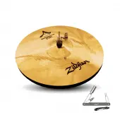 Zildjian A20550 14" A Custom Mastersound Hi Hats Pair -HiHat Drumset Cymbals With ZKEY