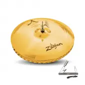 Zildjian A20553 15" A Custom Mastersound Hi Hats in Pair - HiHat Drumset Cymbals With ZKEY