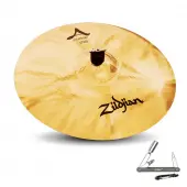 Zildjian A20517 19" A Custom Crash Brilliant Drumset Cymbal with Large Bell Size With ZKEY