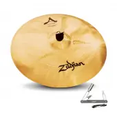 Zildjian A20519 20" A Custom Medium Ride Drumset Cymbal with Mid to High Pitch With ZKEY