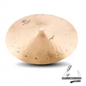 Zildjian K1115 20" K Zildjian Series Constantinople Ride Medium Thin High Drumset Cast Bronze Cymbal with Dark/Mid Sound and Blend Balance With ZKEY