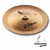 Zildjian ILH16CH 16-Inch Classic I China Sound Accent Effect Cymbal - Traditional Finish With ZKEY