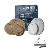 Zildjian LV468RH Low Volume Quiet Pack w/ Remo Silent Stroke Drumheads With ZKEY