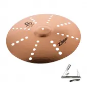 Zildjian S18TCR 18" S Family Trash Crash Cymbal w/ Balanced Frequency Response - Brilliant Finish With ZKEY