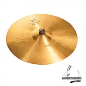 Zildjian K1069 19" K Zildjian Series Constantinople Crash Ride Medium Thin Drumset Cast Bronze Cymbal with Dark/Mid Sound and Cut Balance With ZKEY