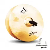 Zildjian A0767 20" Classic Orchestral Selection Medium Light Pair Hand Cymbals With ZKEY