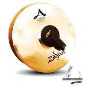 Zildjian A0495 18" Stadium Series Medium Heavy Pair Orchestral Cymbals with Mid To High Pitc...