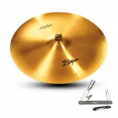 Zildjian A0315 22" A Series Swish Knocker With 20 Rivets and Medium Bell Size With ZKEY