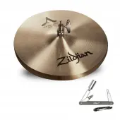 Zildjian A0115 12" A-Family New Beat HiHat Cymbal Bottom -Traditional Finish With ZKEY