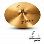 Zildjian A0240 16" A Series Medium Crash Cast Bronze Cymbal with Med to High Pitch With ZKEY