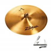 Zildjian A0223 16" A Series Thin Crash Cast Bronze Cymbal with Traditional Finish With ZKEY