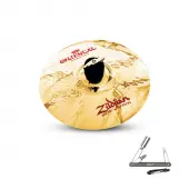 Zildjian A0609 9" Oriental Trash Splash Drumset Cymbal with Brilliant Finish With ZKEY