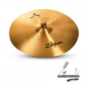 Zildjian A0034 20" A Series Medium Ride Cast Bronze Cymbal with Medium Bell Size With ZKEY