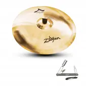 Zildjian A20079 21" A Sweet Ride Brilliant Cast Bronze Cymbal with Low to Mid Pitch With ZKEY