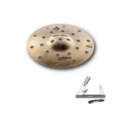 Zildjian A20808 10-Inch A Custom Series EFX Special Effect Cymbal - Brilliant Finish With ZKEY