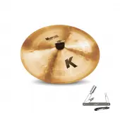 Zildjian K0881 14" K Zildjian Series Mini China Crash Thin Drumset Cast Bronze Cymbal with Low to Mid Pitch and Small Bell Size With ZKEY