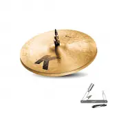 Zildjian K0823 14" K Series Hi Hats in Pair Cast Bronze HiHat Cymbals with Low to Mid Pitch ...