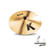 Zildjian K0904 18" K Zildjian Series Dark Crash Thin Drumset Cast Bronze Cymbal with Low Pit...