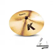 Zildjian K0810 20" K Series Crash Ride Drumset Cymbal with Traditional Finish & Low Prof...