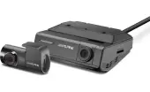 Alpine DVR-C320R Premium 1080p HD Night Vision Dash Camera Bundle (Front + Rear)