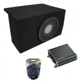 2005-2014 Ford Mustang Coupe Harmony Audio F124 Single 12" Sub Box & CXA400.1 Amp